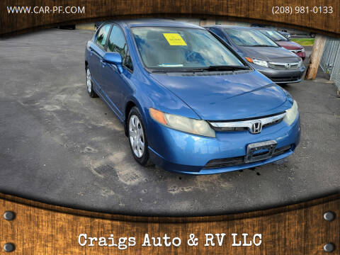 2007 Honda Civic for sale at Craigs Auto & RV LLC in Post Falls ID