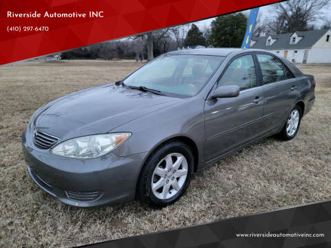 2006 Toyota Camry for sale at Riverside Automotive INC in Aberdeen MD