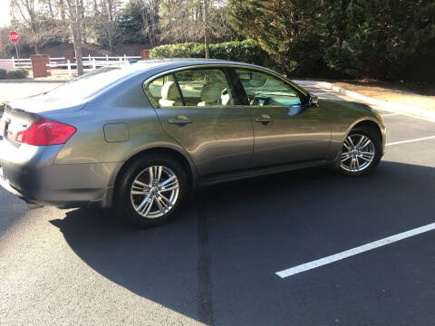 2013 Infiniti G37 Sedan for sale at Paramount Autosport in Kennesaw GA