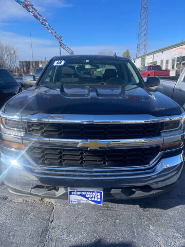 2018 Chevrolet Silverado 1500 for sale at Performance Motor Cars in Washington Court House OH