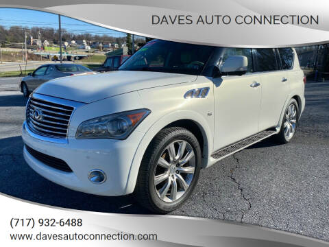 2014 Infiniti QX80 for sale at DAVES AUTO CONNECTION in Etters PA