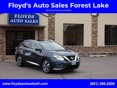 2016 Nissan Murano for sale at Floyd's Auto Sales Forest Lake in Forest Lake MN