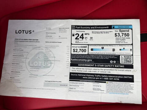2024 Lotus Emira I4 First Edition
