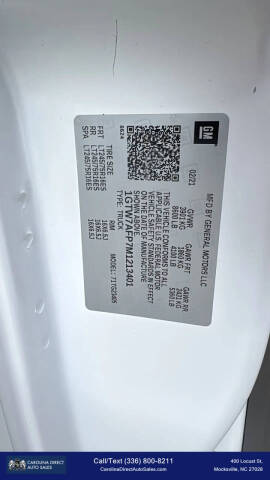 2021 GMC Savana 2500