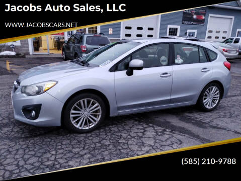 2013 Subaru Impreza for sale at Jacobs Auto Sales, LLC in Spencerport NY