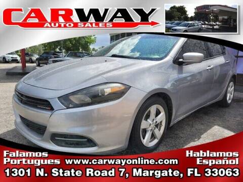 2016 Dodge Dart for sale at CARWAY Auto Sales in Margate FL