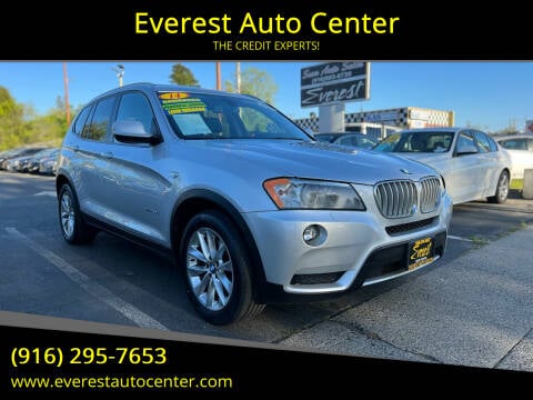 2014 BMW X3 for sale at Everest Auto Center in Sacramento CA