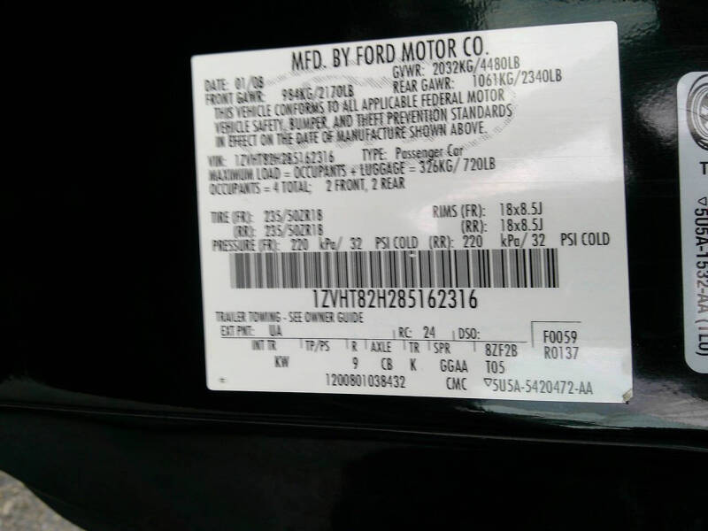 2008 Ford Mustang GT Premium