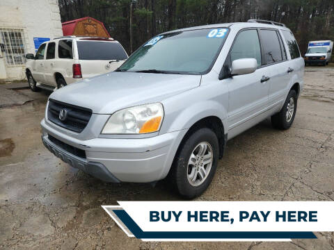 2003 Honda Pilot for sale at J & R Auto Group in Durham NC