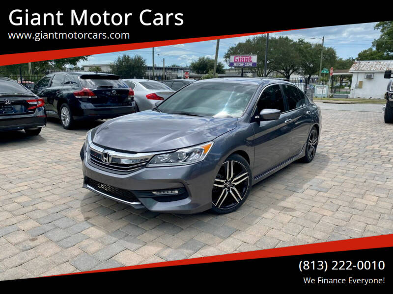 2017 Honda Accord for sale at Giant Motor Cars in Tampa FL