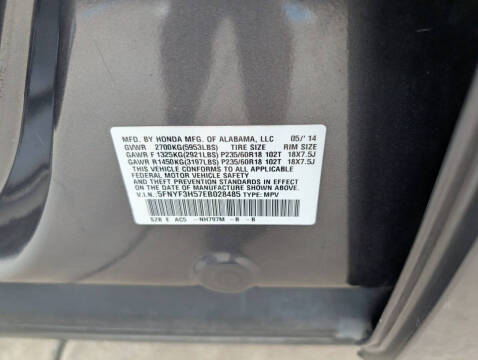 2014 Honda Pilot EX-L