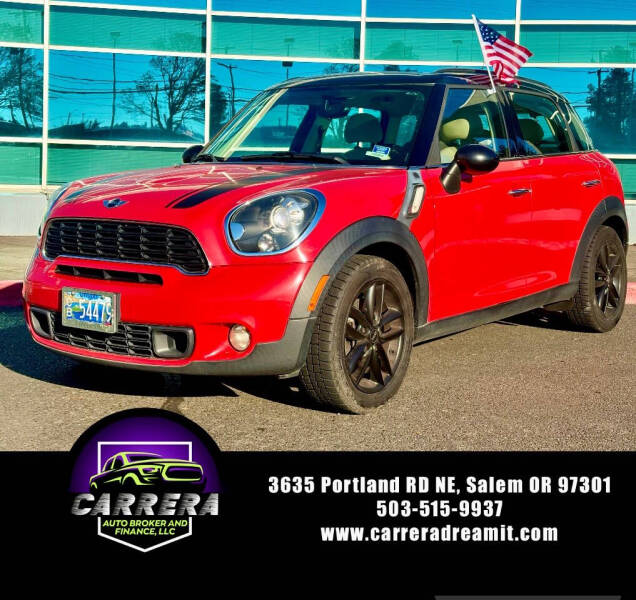 2012 MINI Cooper Countryman for sale at Carrera Auto Broker & Finance LLC in Salem OR