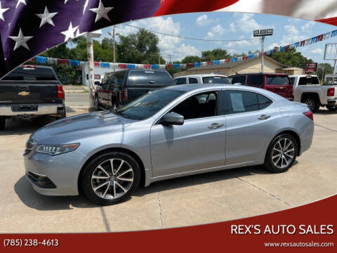 2015 Acura TLX for sale at Rex's Auto Sales in Junction City KS