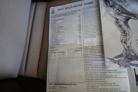 2017 Rolls-Royce Dawn