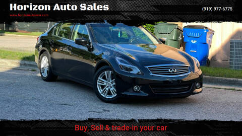 2013 Infiniti G37 Sedan for sale at Horizon Auto Sales in Raleigh NC