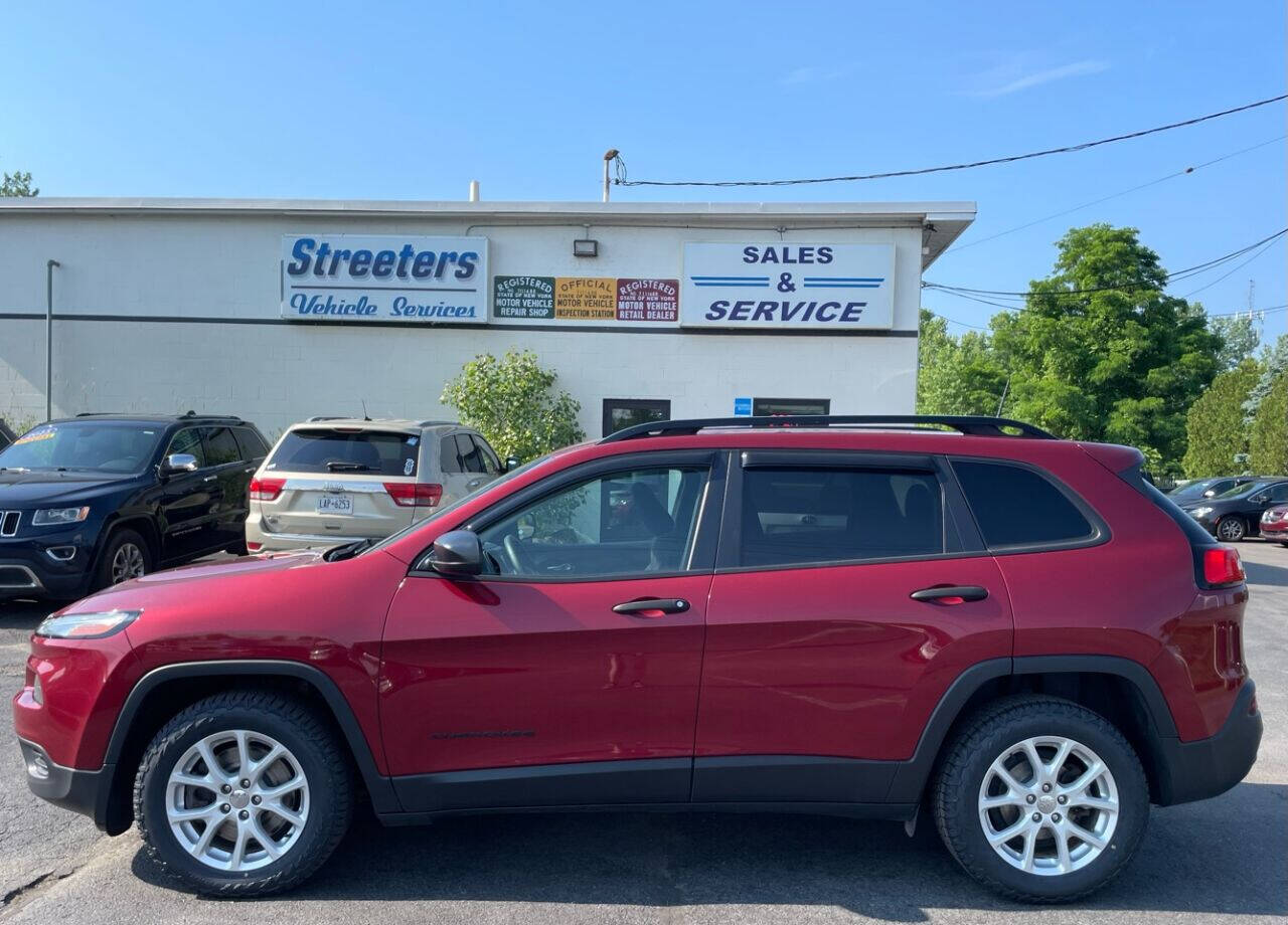 2017 Jeep Cherokee for sale at Streeters Vehicle Sales in Plattsburgh, NY