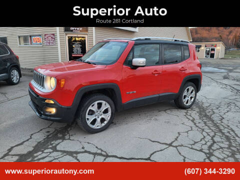 2016 Jeep Renegade for sale at Superior Auto in Cortland NY
