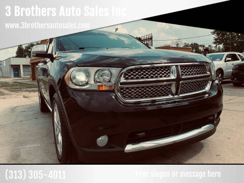2011 Dodge Durango for sale at 3 Brothers Auto Sales Inc in Detroit MI