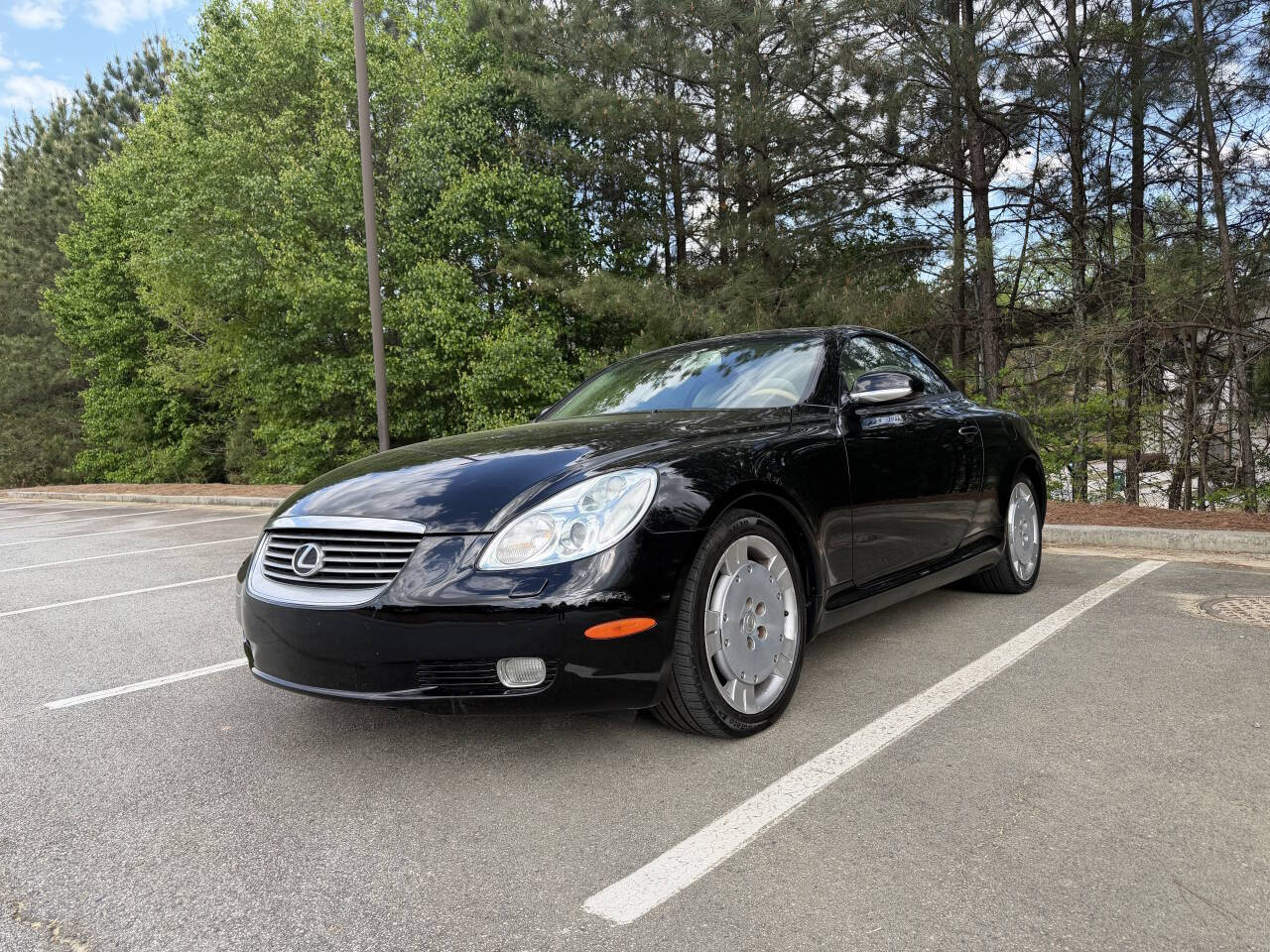 Black 2002 Lexus SC 430 Base Convertible 2dr Convertible 1
