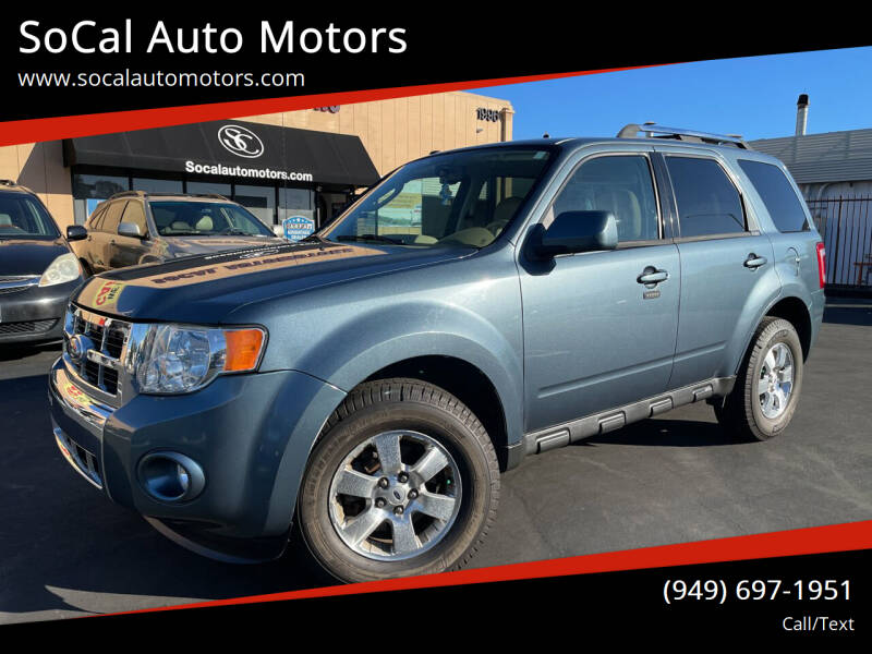 2010 Ford Escape for sale at SoCal Auto Motors in Costa Mesa CA