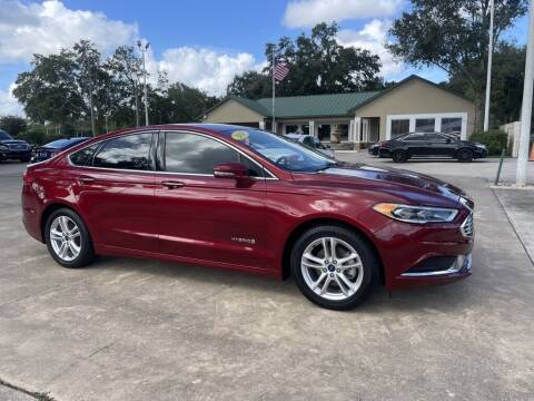 2018 Ford Fusion Hybrid for sale at CHRIS SPEARS' PRESTIGE AUTO SALES INC in Ocala FL