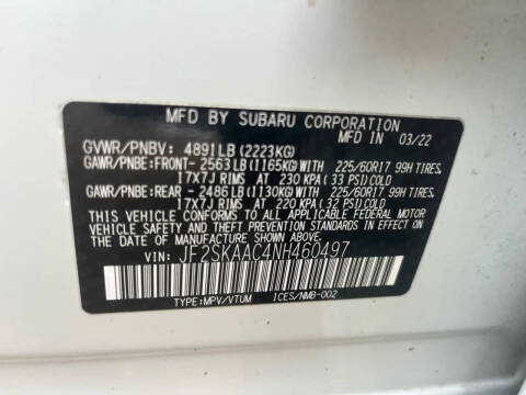 2022 Subaru Forester