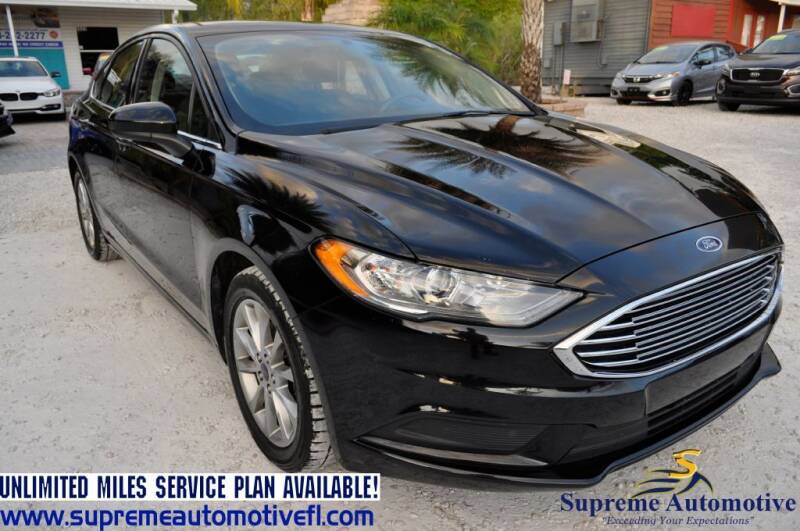 2017 Ford Fusion for sale at Supreme Automotive in Land O Lakes FL