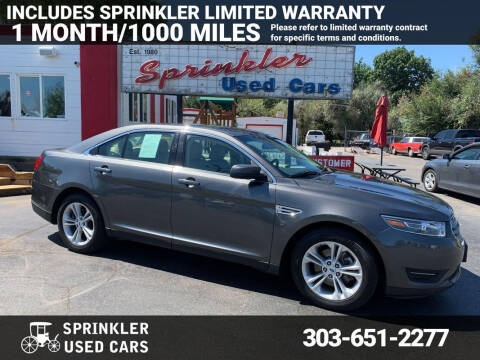 2017 Ford Taurus for sale at Sprinkler Used Cars in Longmont CO