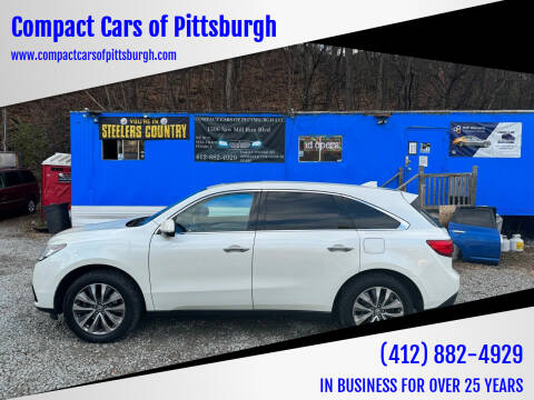 2015 Acura MDX for sale at Compact Cars of Pittsburgh in Pittsburgh PA