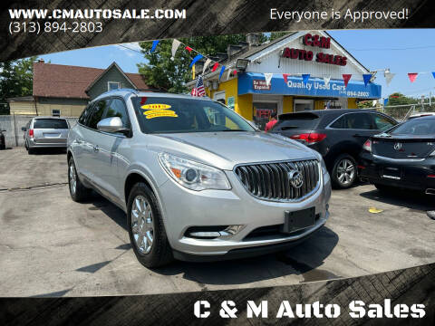 2015 Buick Enclave for sale at C & M Auto Sales in Detroit MI
