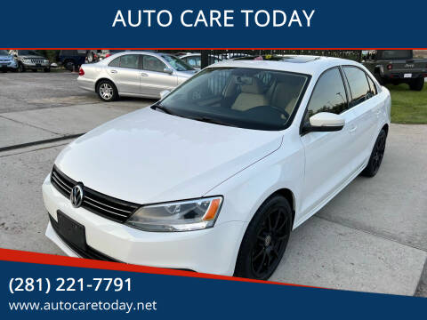 2012 Volkswagen Jetta for sale at AUTO CARE TODAY in Spring TX
