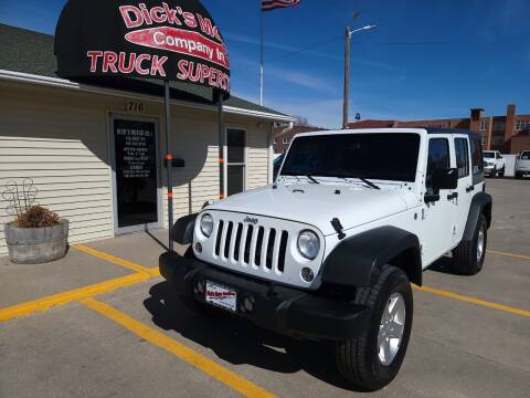 2015 Jeep Wrangler Unlimited for sale at DICK'S MOTOR CO INC in Grand Island NE