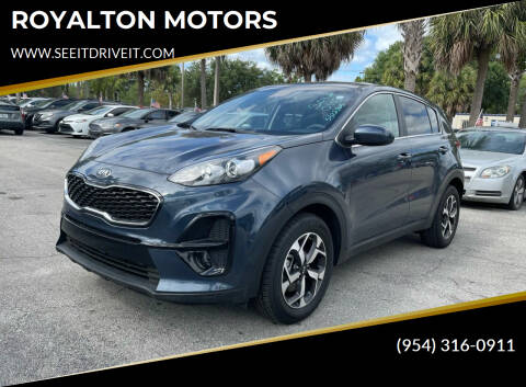 2021 Kia Sportage for sale at ROYALTON MOTORS in Plantation FL