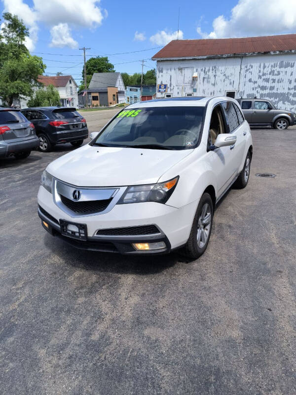 2012 Acura MDX for sale at Hanson Road Auto Sales Inc in Cassadaga NY