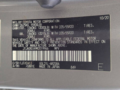 2021 Lexus RX 350L
