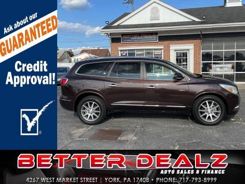 2016 Buick Enclave for sale at Better Dealz Auto Sales & Finance in York PA
