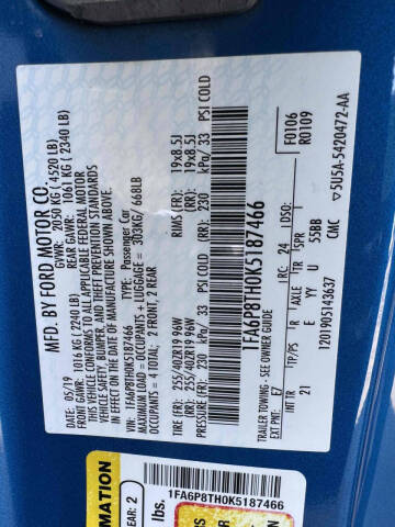 2019 Ford Mustang EcoBoost