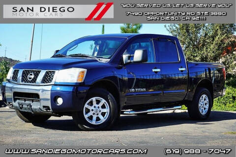 2007 Nissan Titan for sale at San Diego Motor Cars LLC in Spring Valley CA