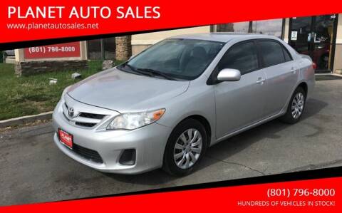 2012 Toyota Corolla for sale at PLANET AUTO SALES in Lindon UT