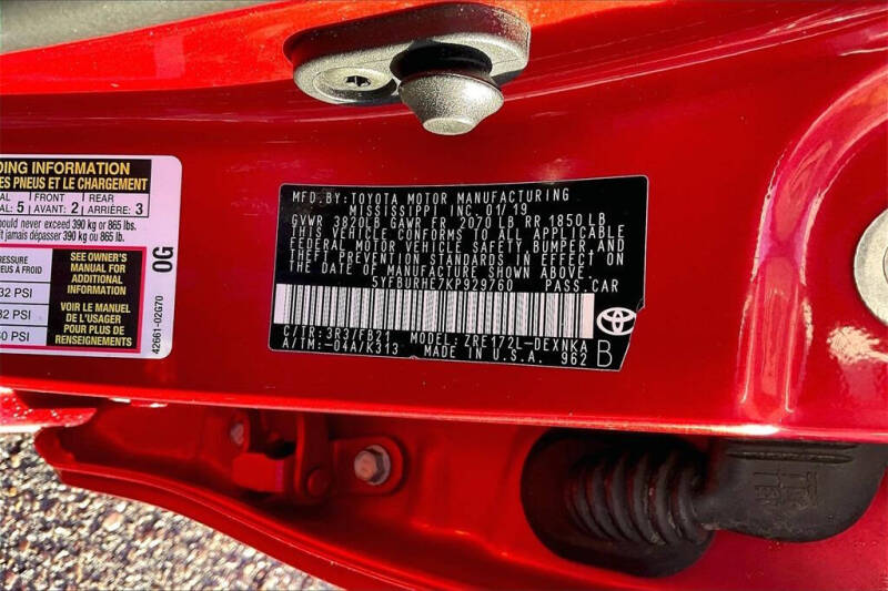 2019 Toyota Corolla L