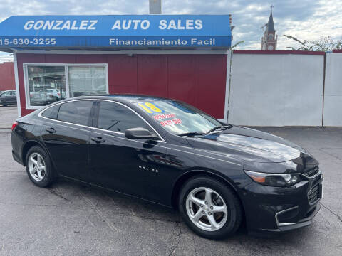 2018 Chevrolet Malibu for sale at Gonzalez Auto Sales in Joliet IL