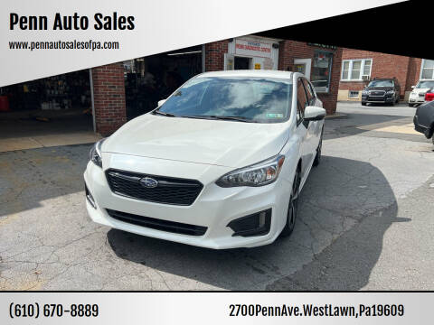 2017 Subaru Impreza for sale at Penn Auto Sales in West Lawn PA