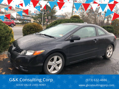 2007 Honda Civic for sale at G&K Consulting Corp in Fair Lawn NJ