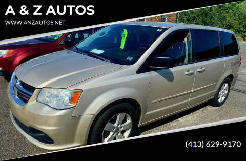 2013 Dodge Grand Caravan for sale at A & Z AUTOS in Westfield MA