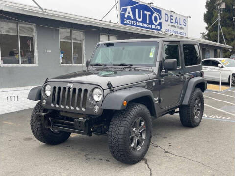 2018 Jeep Wrangler JK for sale at AutoDeals in Hayward CA