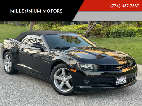 2015 Chevrolet Camaro for sale at MILLENNIUM MOTORS in Van Nuys CA