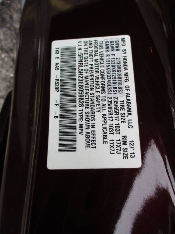 2014 Honda Odyssey LX