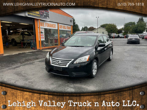 2013 Nissan Sentra for sale at Lehigh Valley Truck n Auto LLC. in Schnecksville PA