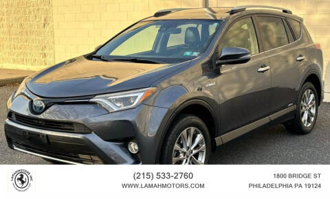 2016 Toyota RAV4 Hybrid for sale at LAMAH MOTORS INC in Philadelphia PA