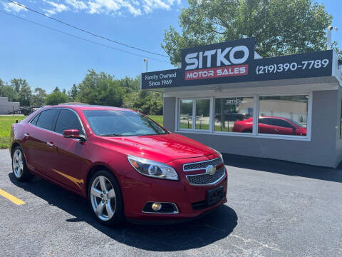 2013 Chevrolet Malibu for sale at SITKO MOTOR SALES INC in Cedar Lake IN